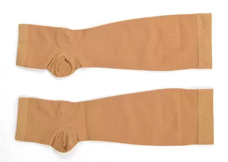 An example of a compression stocking from a well-known Asian manufacturer for patients with varicose veins